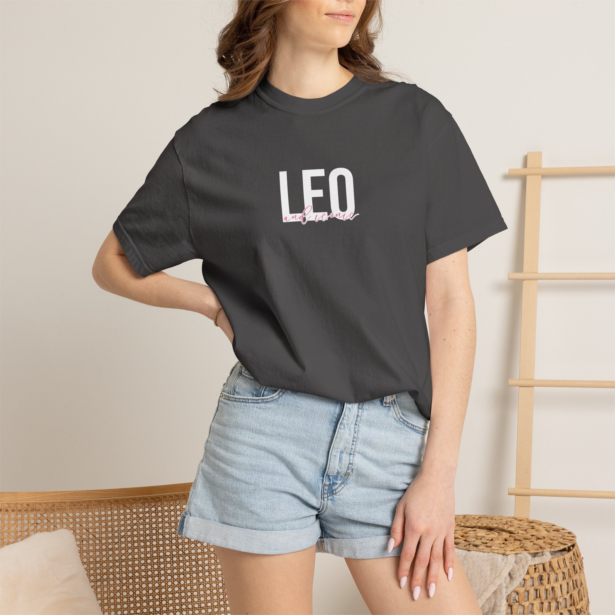 ♌ Leo and Iconic — Comfort Colors Tee