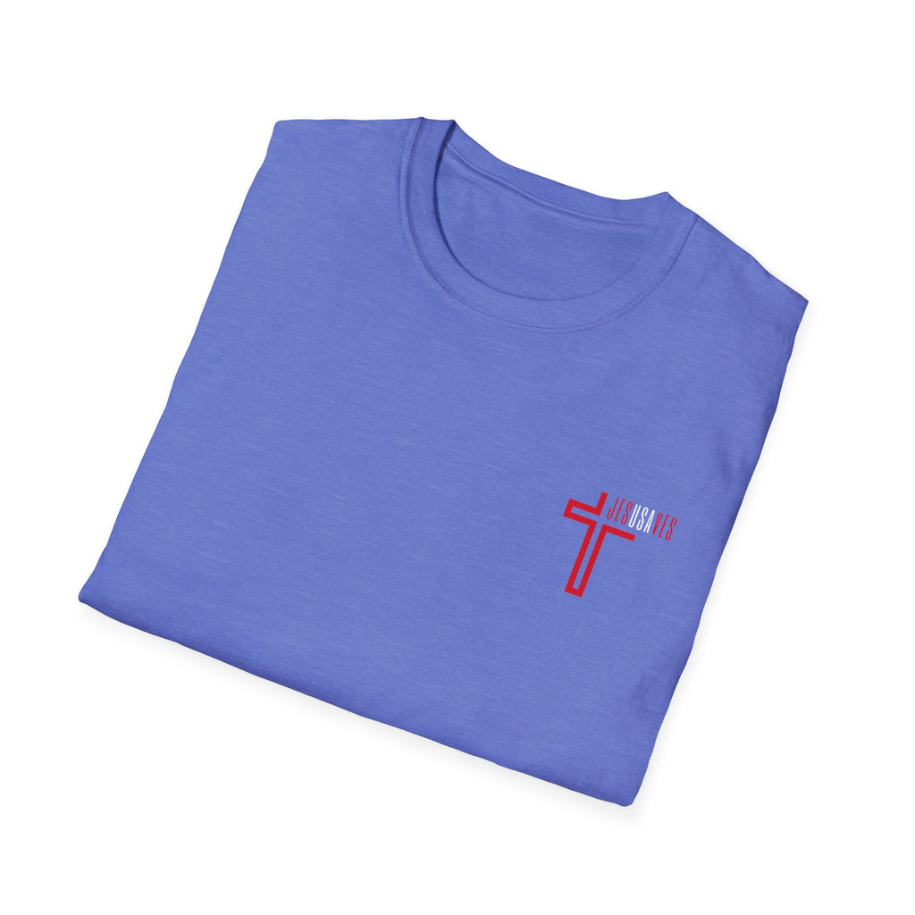 Jesus Saves USA Cross Tee | Gildan Softstyle® 64000