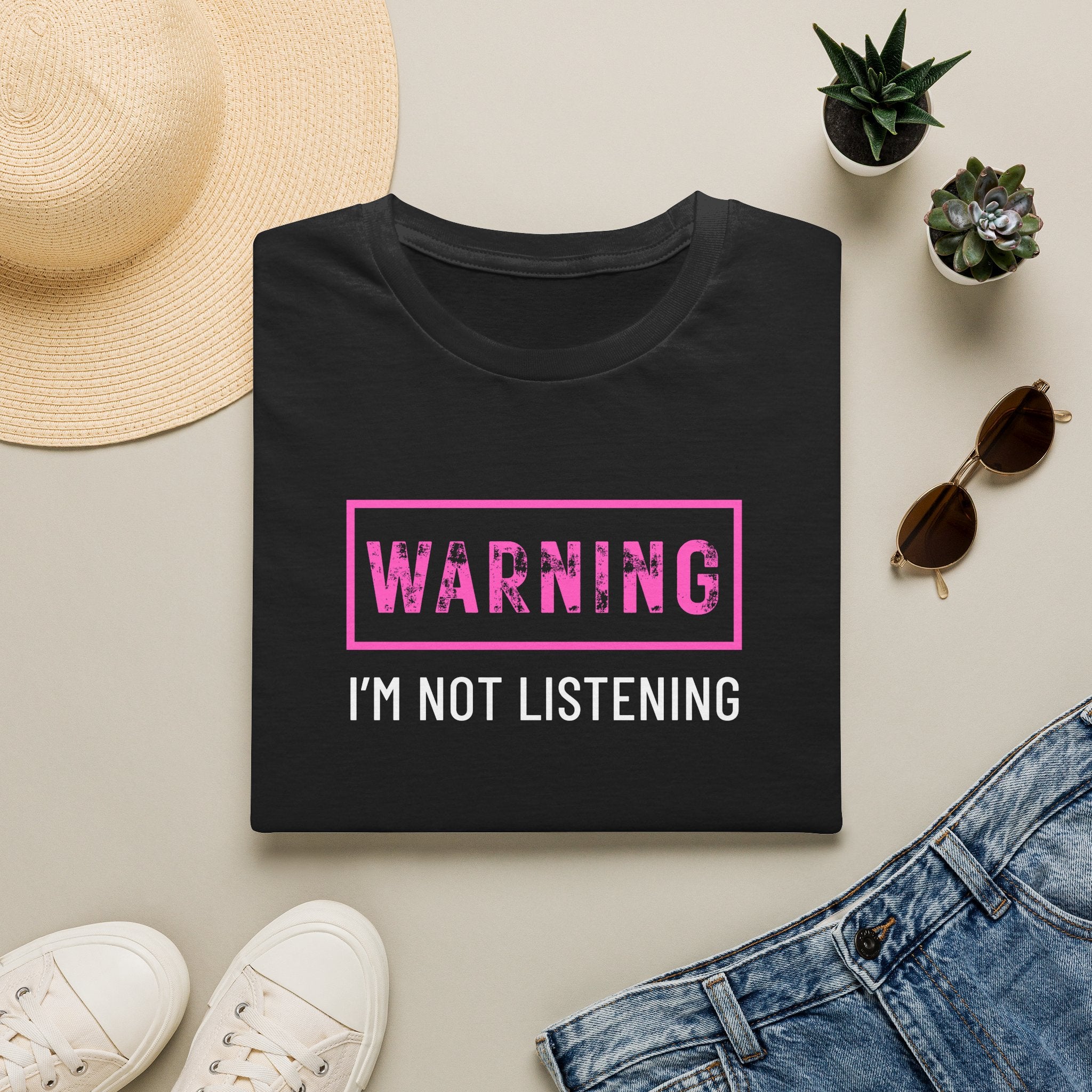 Warning - I'm Not Listening Tee
