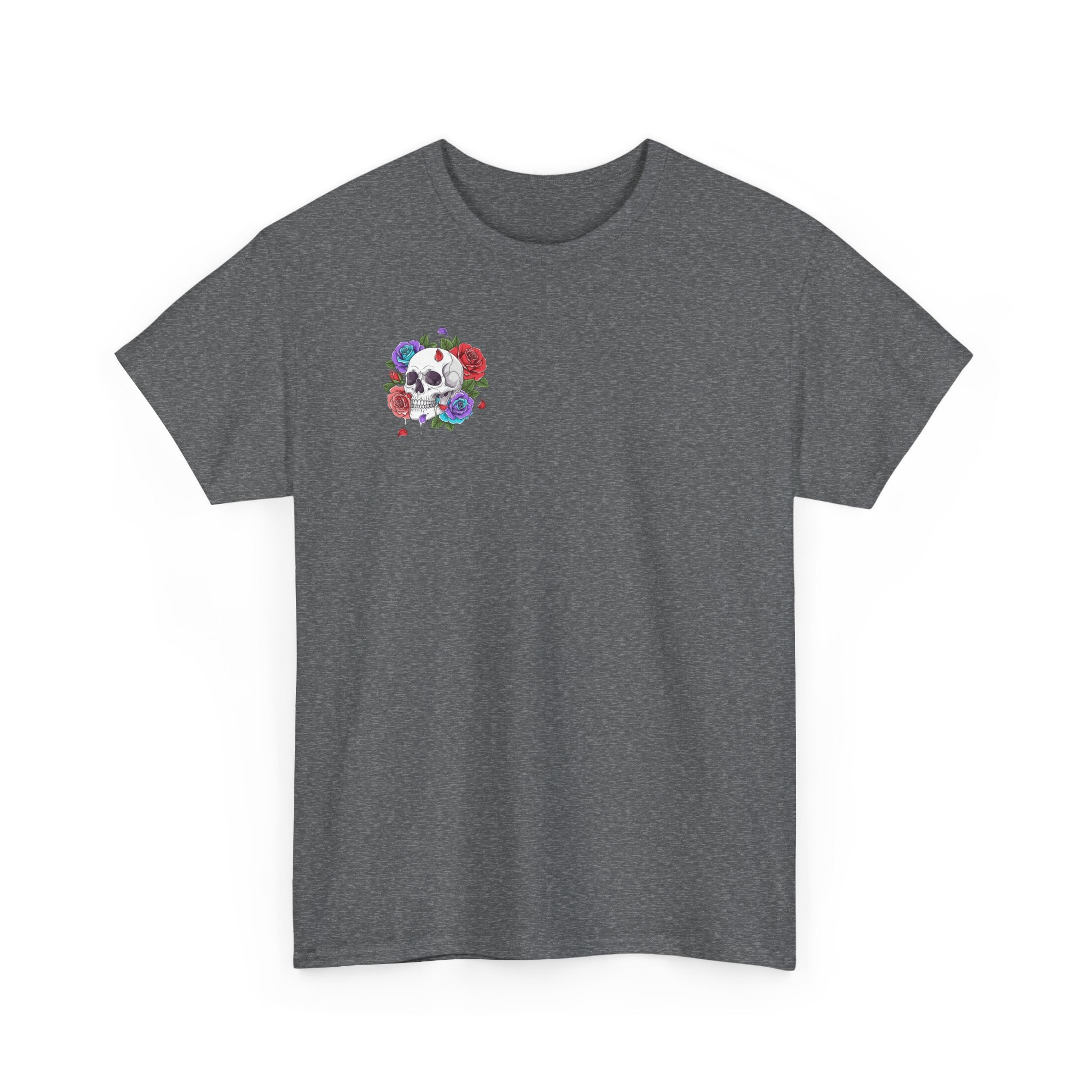 Thick Thighs and Sleep Deprived – Skull & Flower Tee