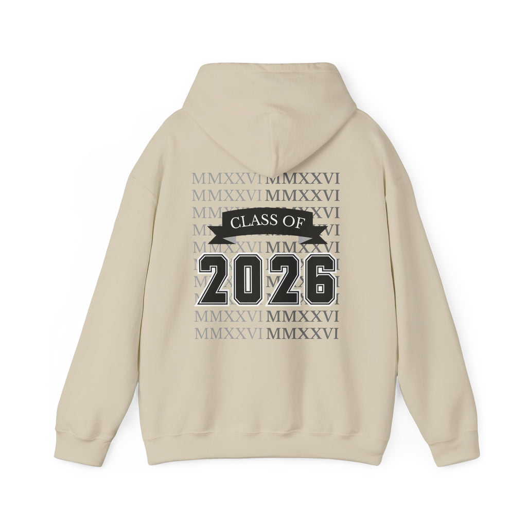 Class of 2026 Hoodie – Roman Numerals Edition
