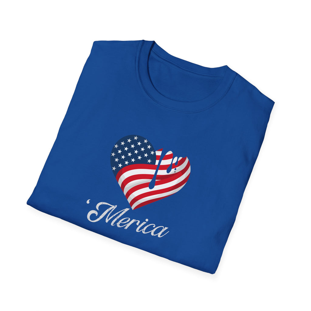 'Merica Drip Heart Patriotic Tee | USa Flag Graphic Shirt