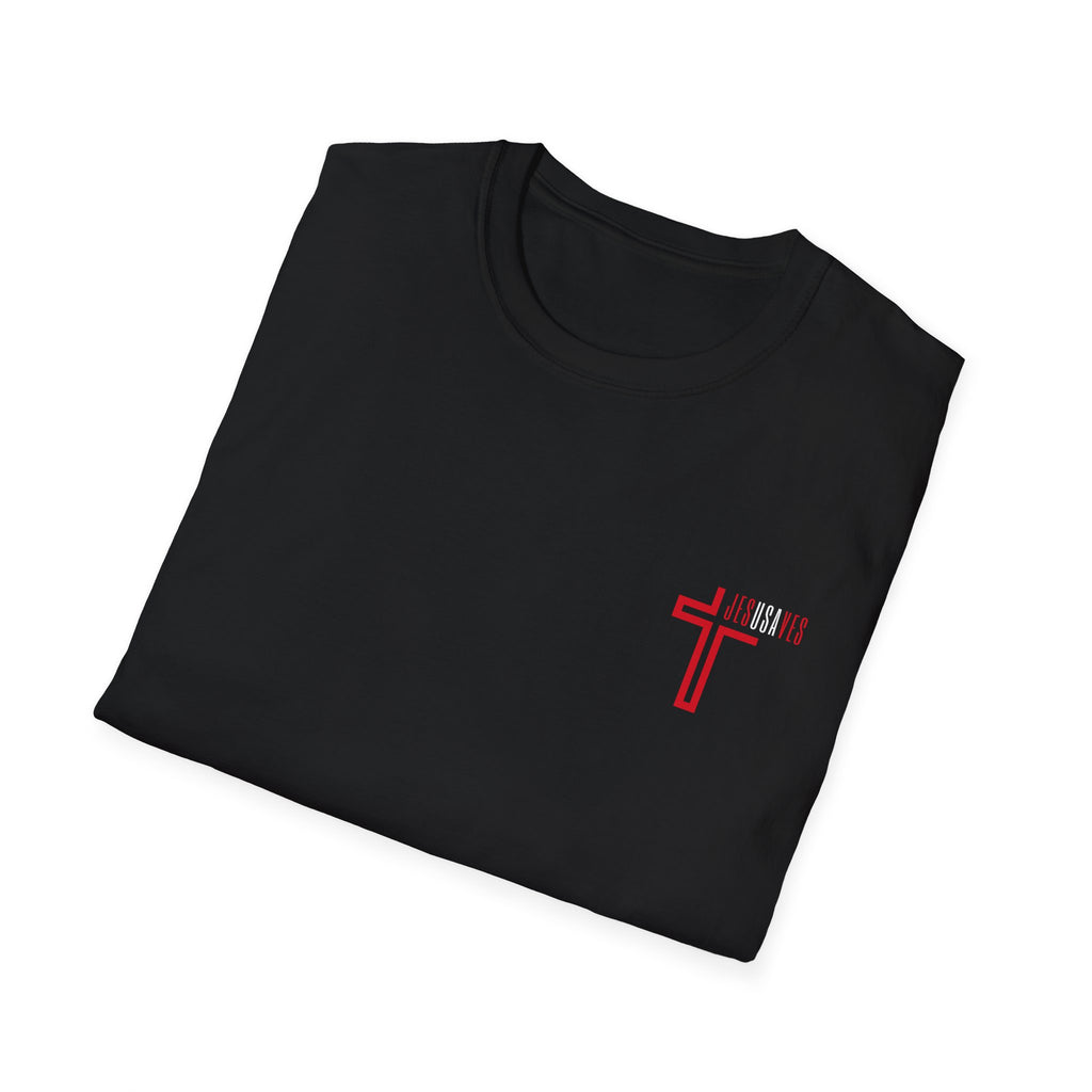 Jesus Saves USA Cross Tee | Gildan Softstyle® 64000