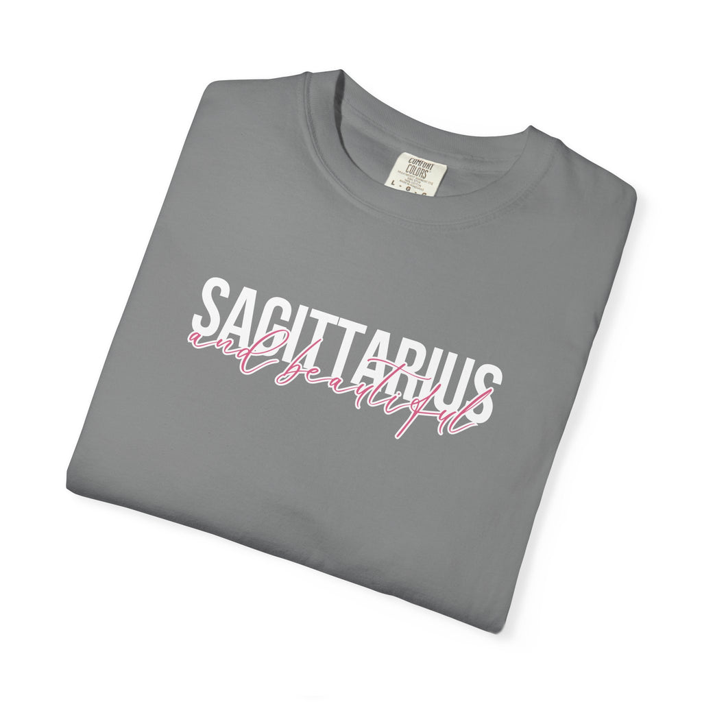 ♐ Sagittarius and Beautiful — Comfort Colors Tee
