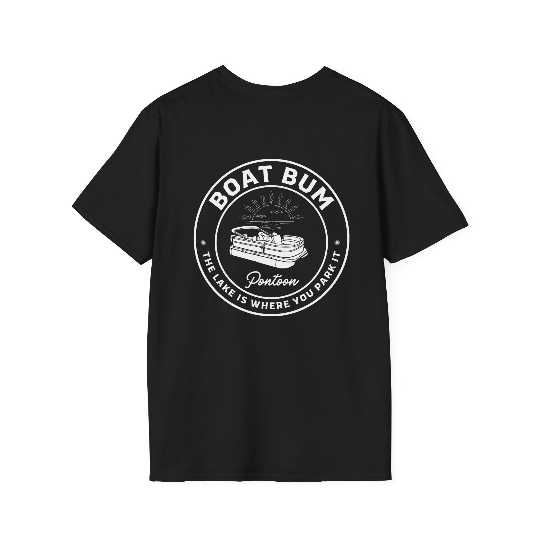 Boat Bum Pontoon Tee – The Lake Is Where You Park It