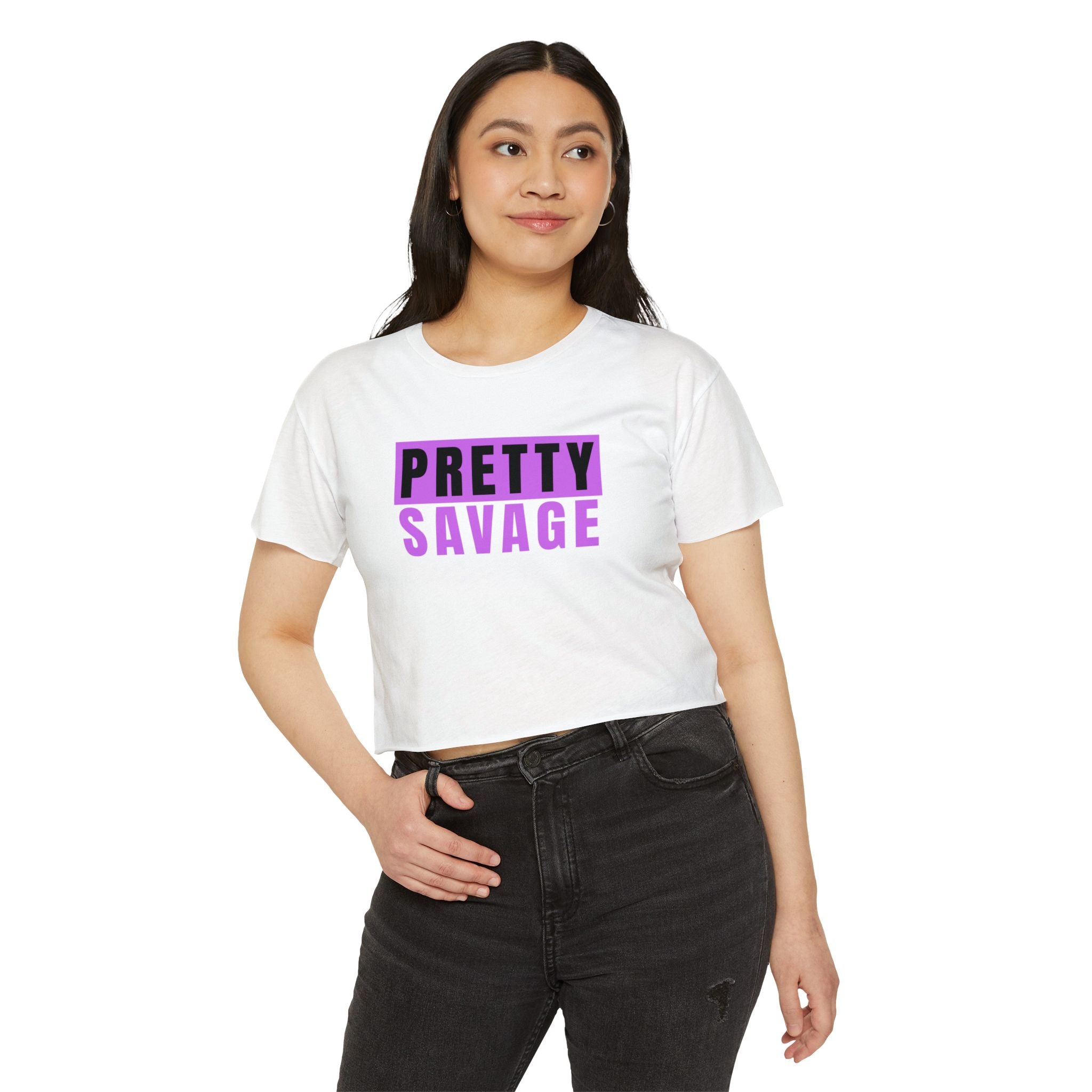 Pretty Savage Festival Crop Tee