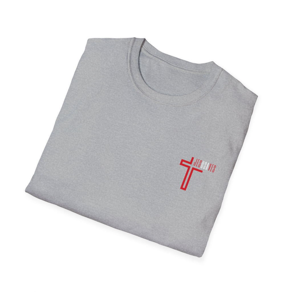 Jesus Saves USA Cross Tee | Gildan Softstyle® 64000