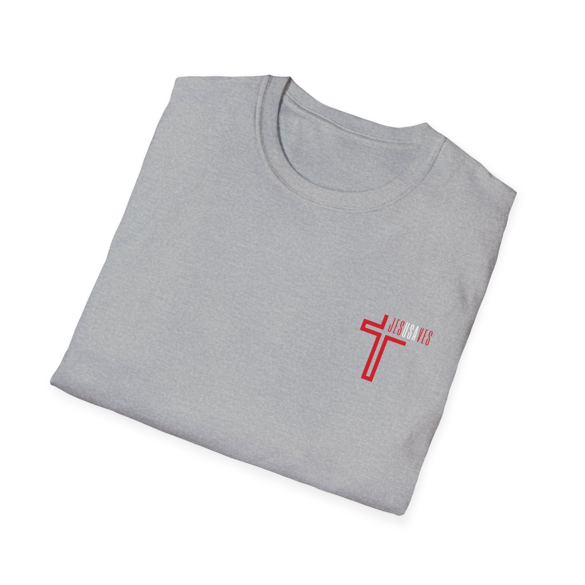 Jesus Saves USA Cross Tee | Gildan Softstyle® 64000