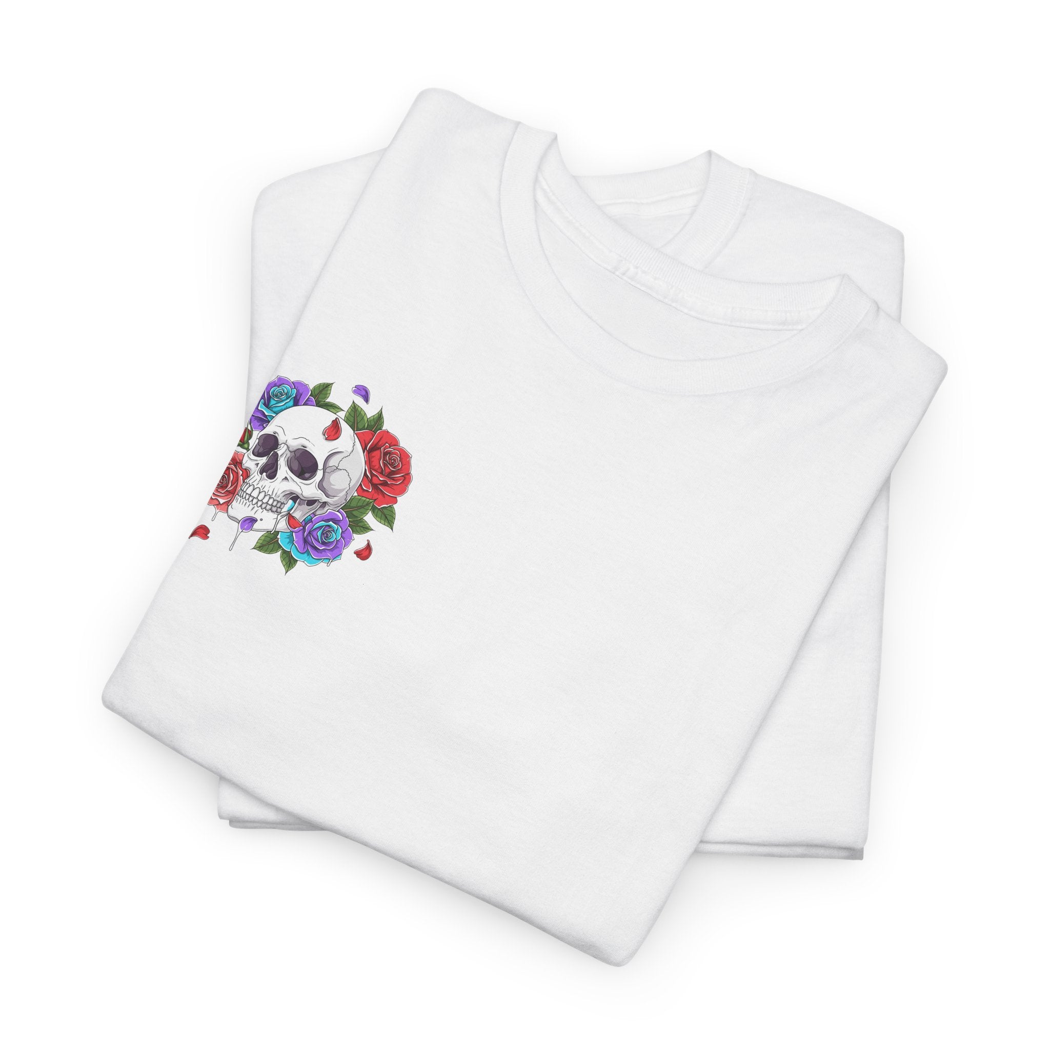 Thick Thighs and Sleep Deprived – Skull & Flower Tee