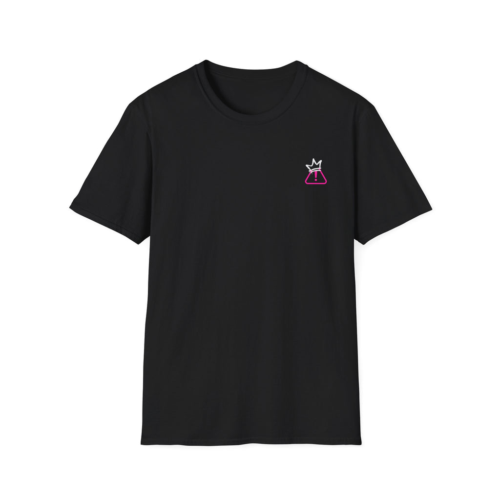 Warning: May Appear Calm – Black Softstyle Tee