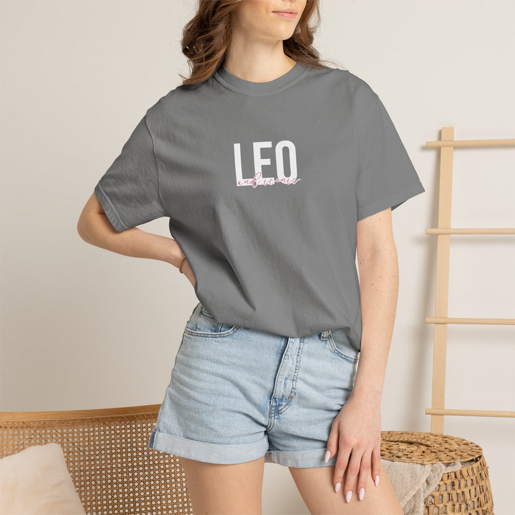 ♌ Leo and Iconic — Comfort Colors Tee
