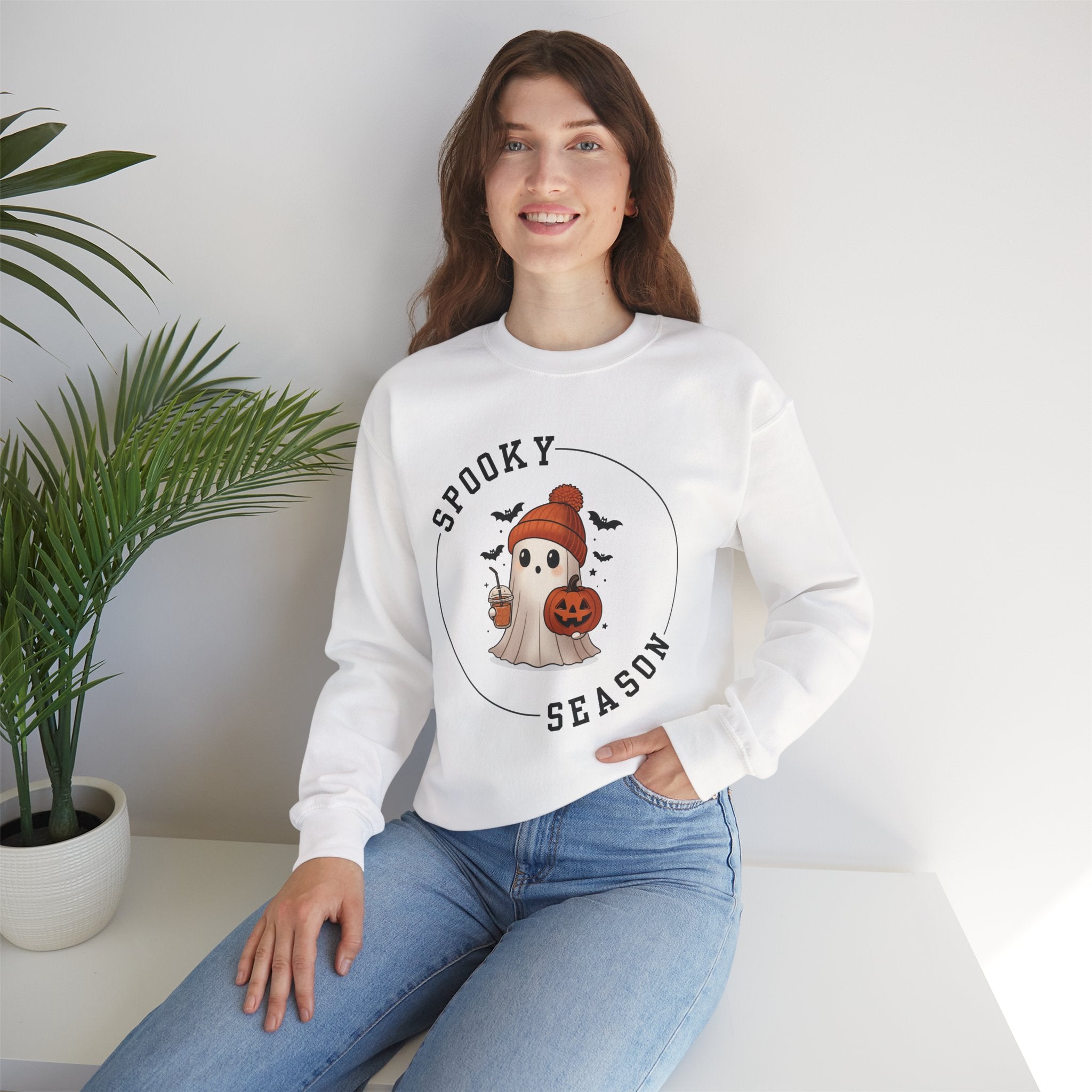 Spooky Season Cute Ghost Sweatshirt