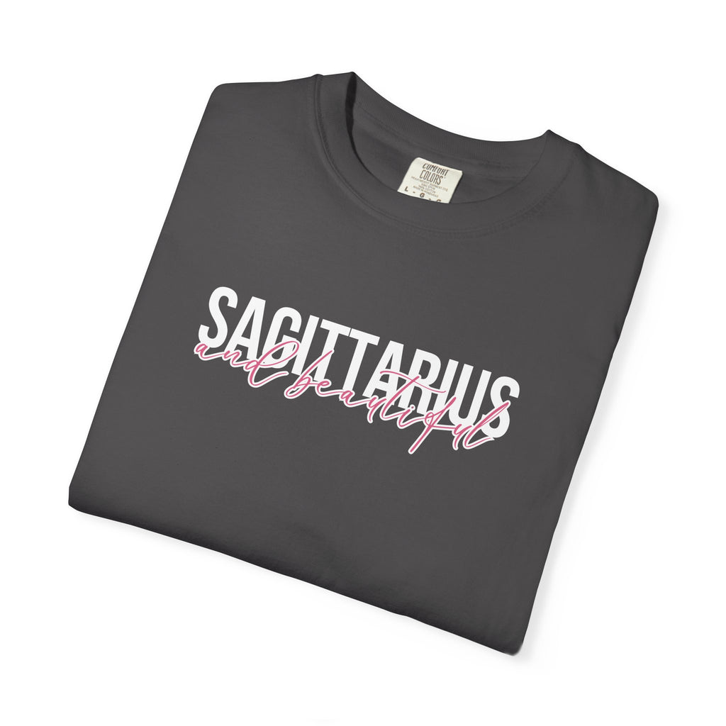 ♐ Sagittarius and Beautiful — Comfort Colors Tee