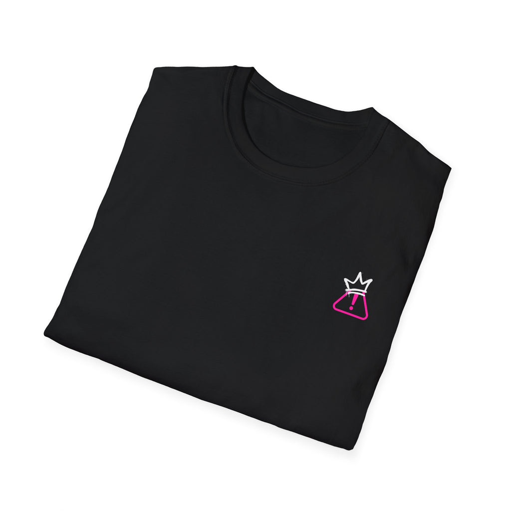 Warning: May Appear Calm – Black Softstyle Tee