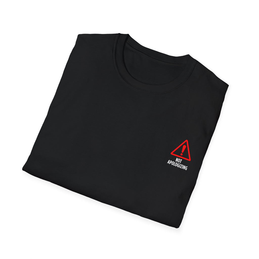 Men's Graphic Tee - Not Apologizing – Boundaries in Bold