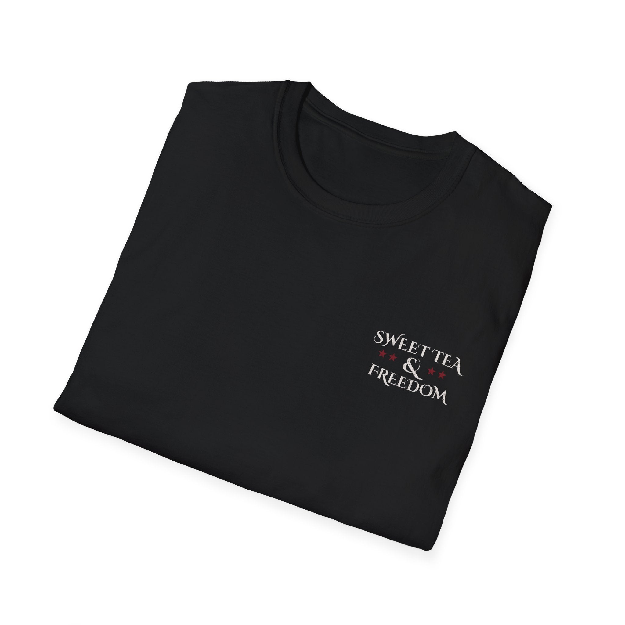 Sweet Tea & Freedom – Patriotic Southern Tee