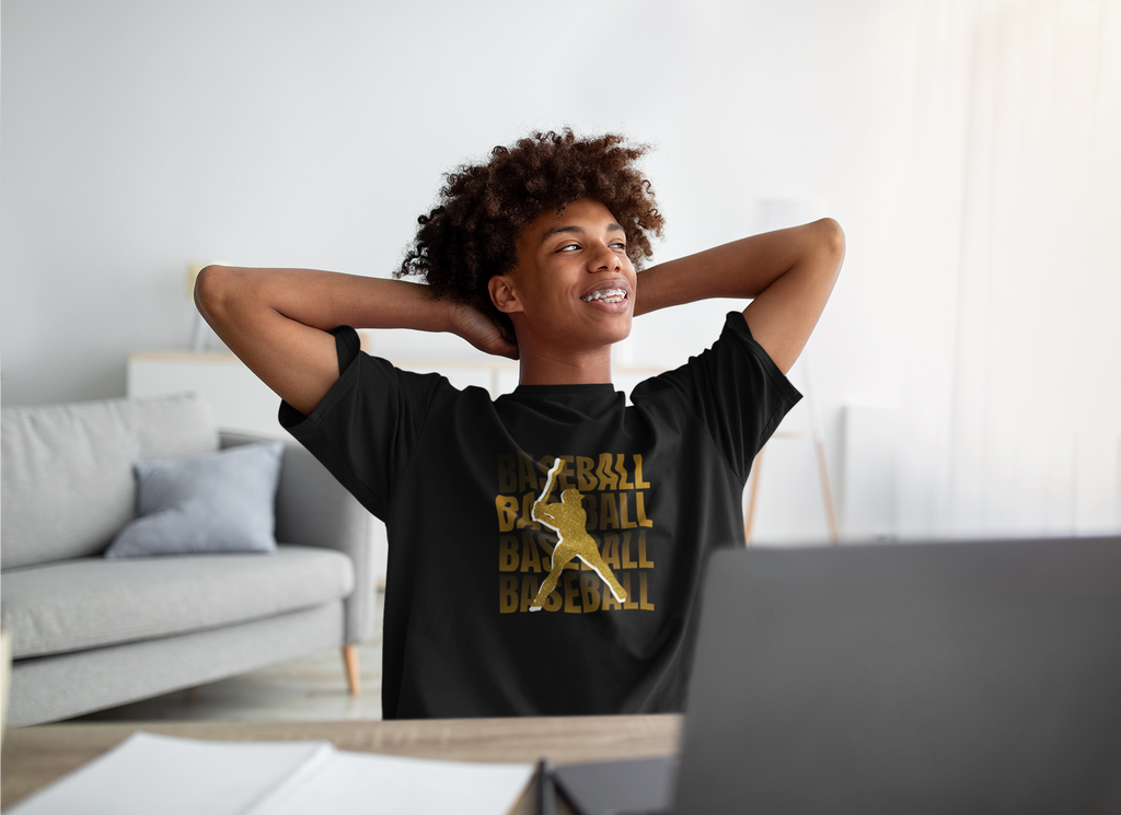 BASEBALL Retro Stack Tee