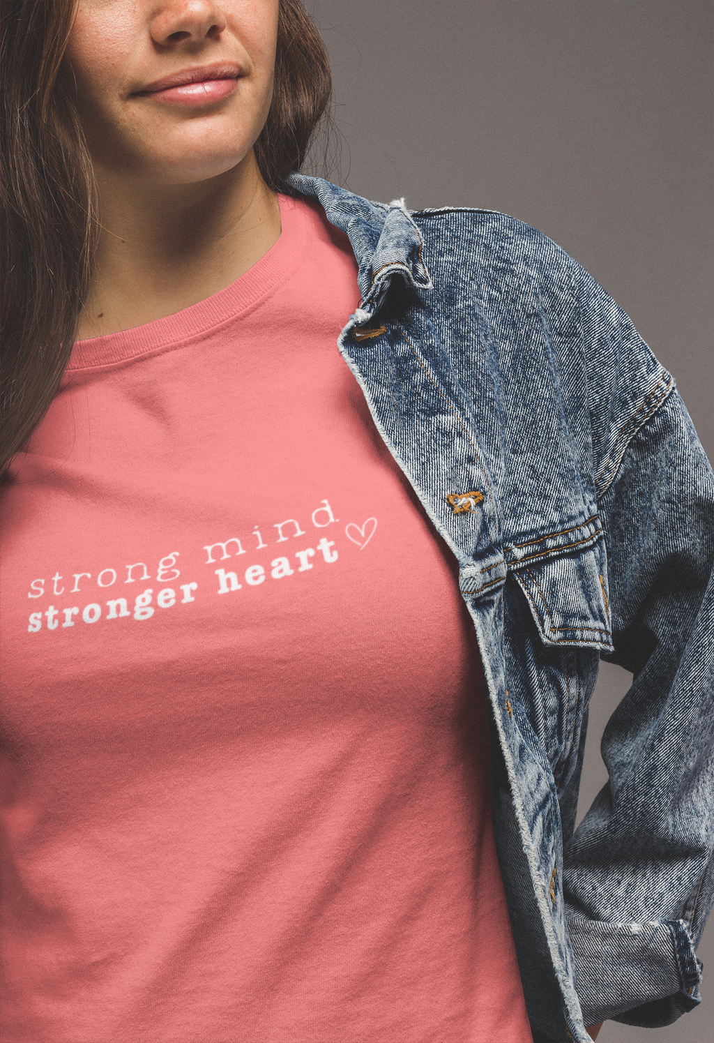 Strong Mind, Stronger Heart Inspirational Tee