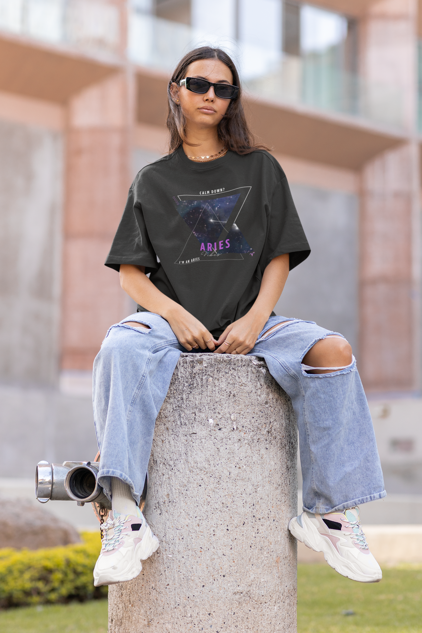 Calm Down? I'm An Aries Tee