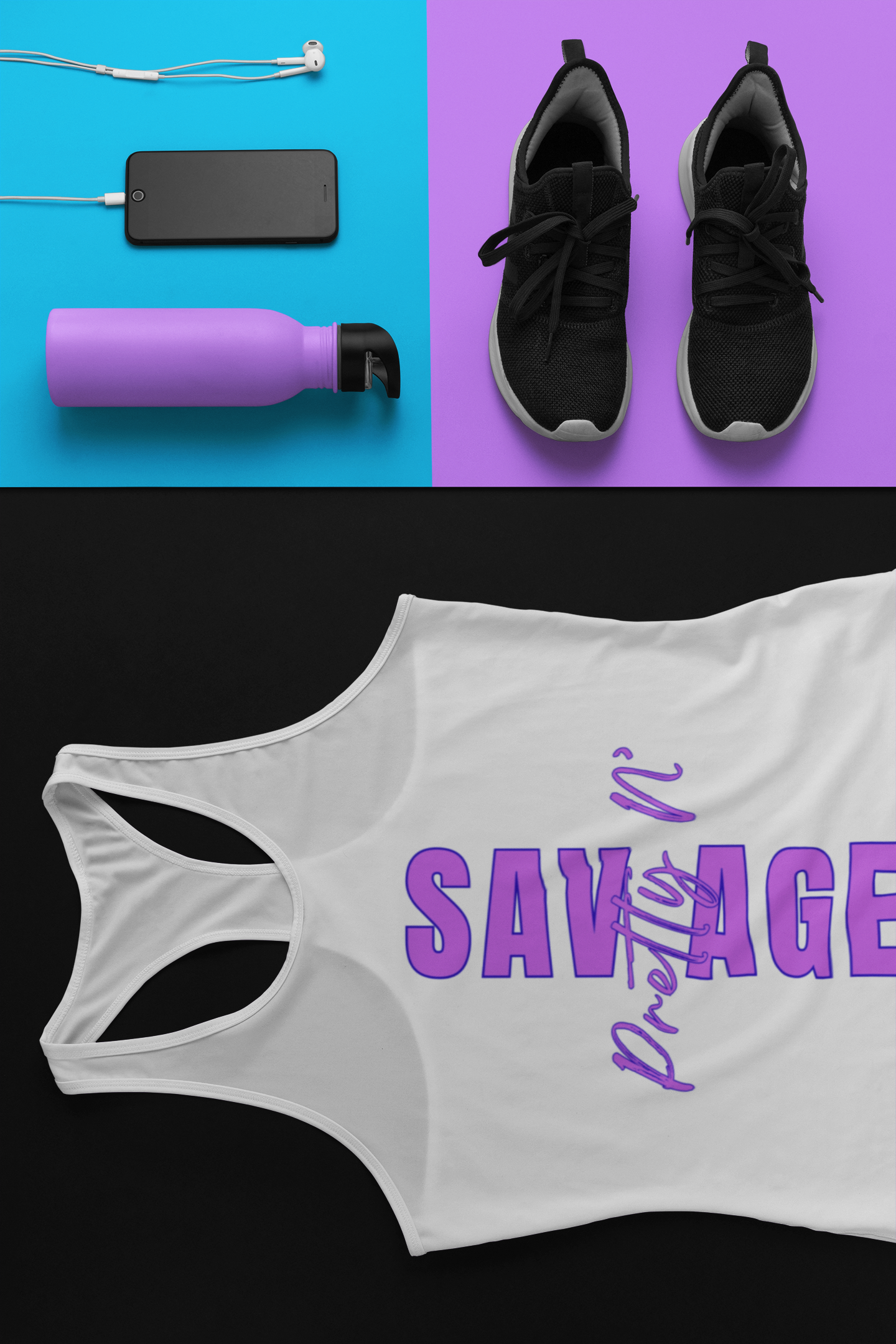 Pretty N' Savage Racerback Tank