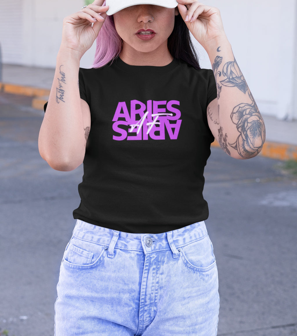 Aries AF Savage Zodiac Tee