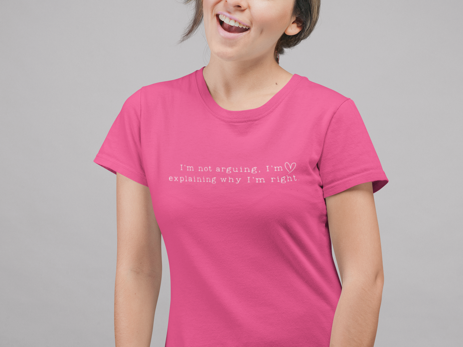 I'm Not Arguing, I'm Explaining Why I'm Right" Comfort Colors Tee