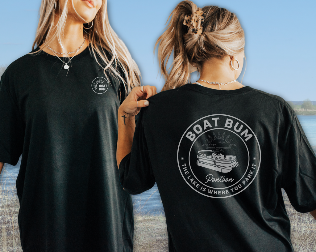 Boat Bum Pontoon Tee – The Lake Is Where You Park It