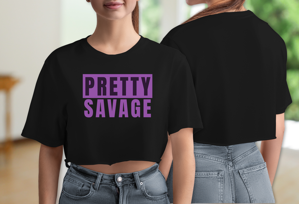 Pretty Savage Festival Crop Tee