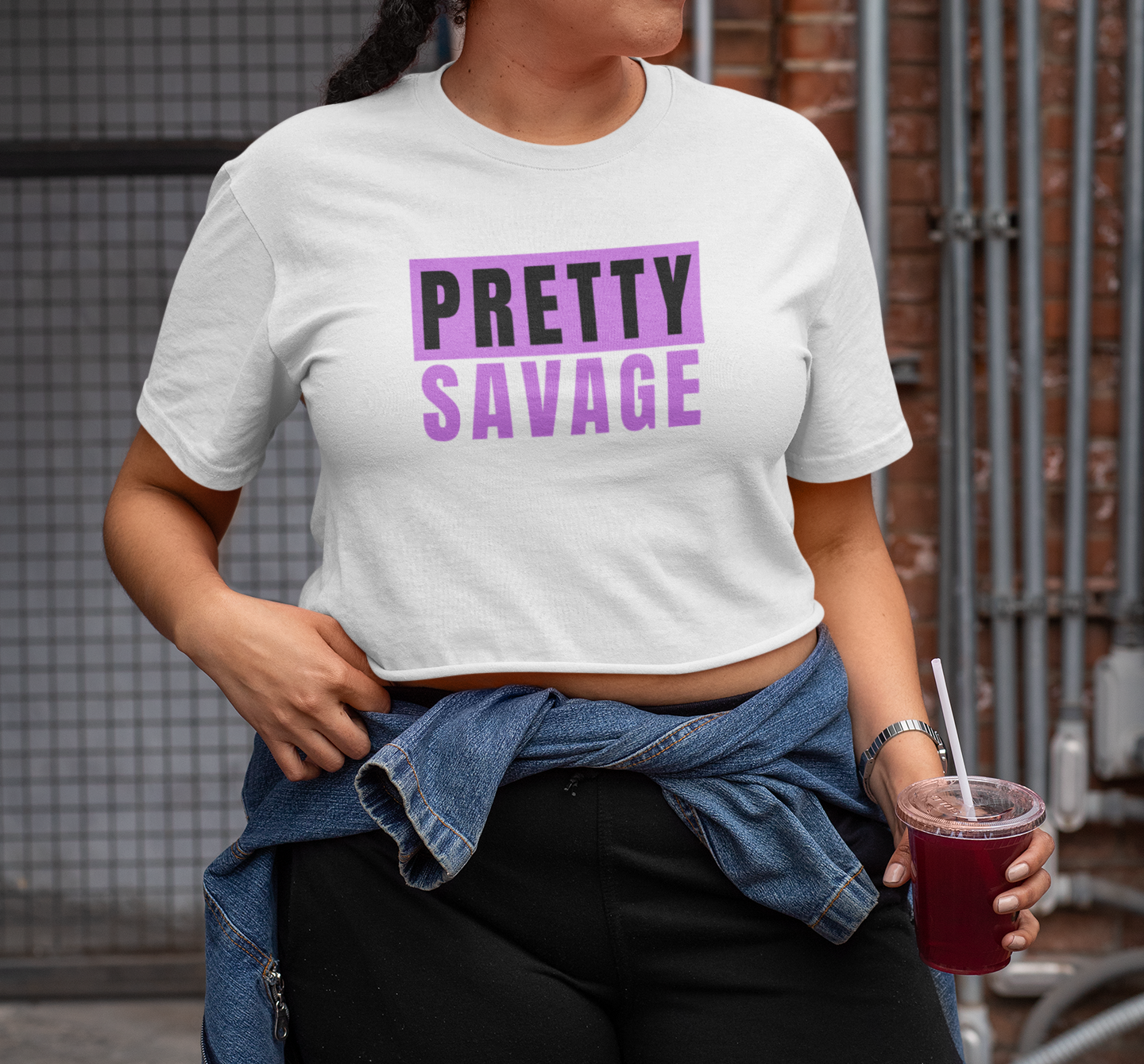 Pretty Savage Festival Crop Tee