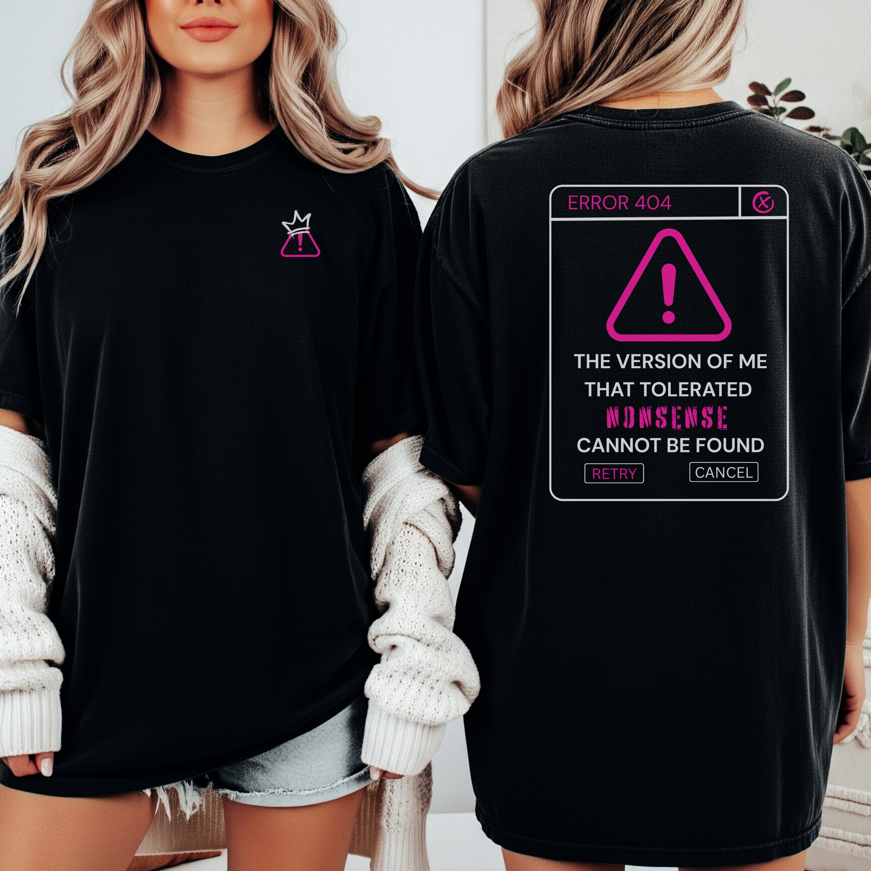 Error 404 - Nonsense Not Found Tee