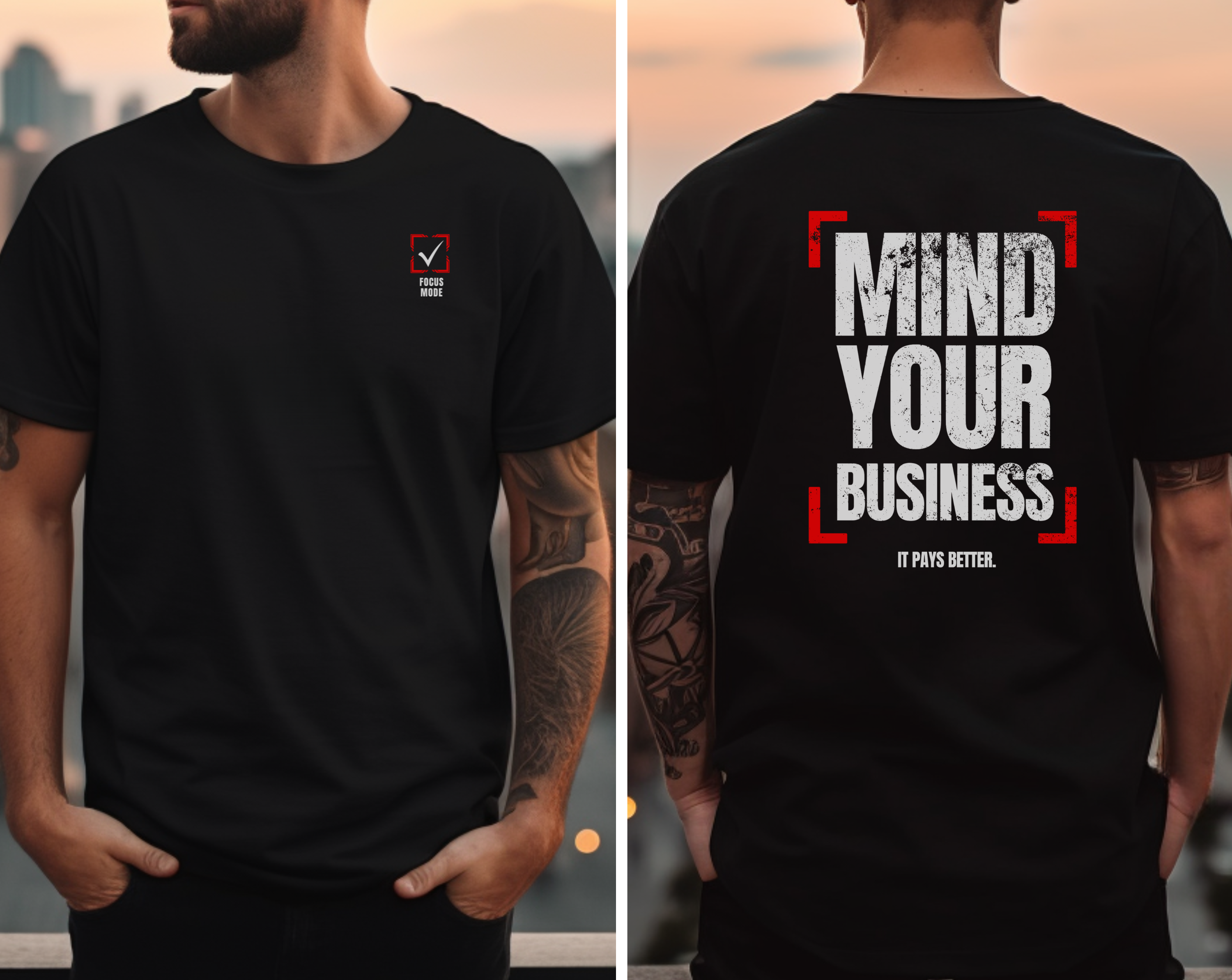 Mind Your Business Tee – Focus Mode Edition