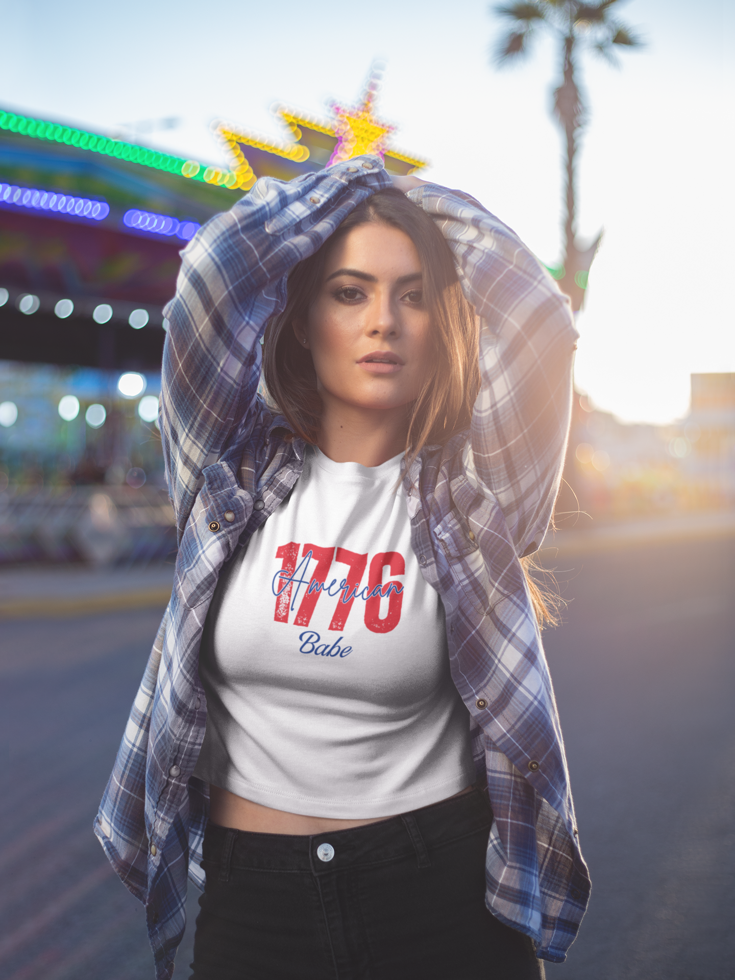 1776 American Babe Crop Top