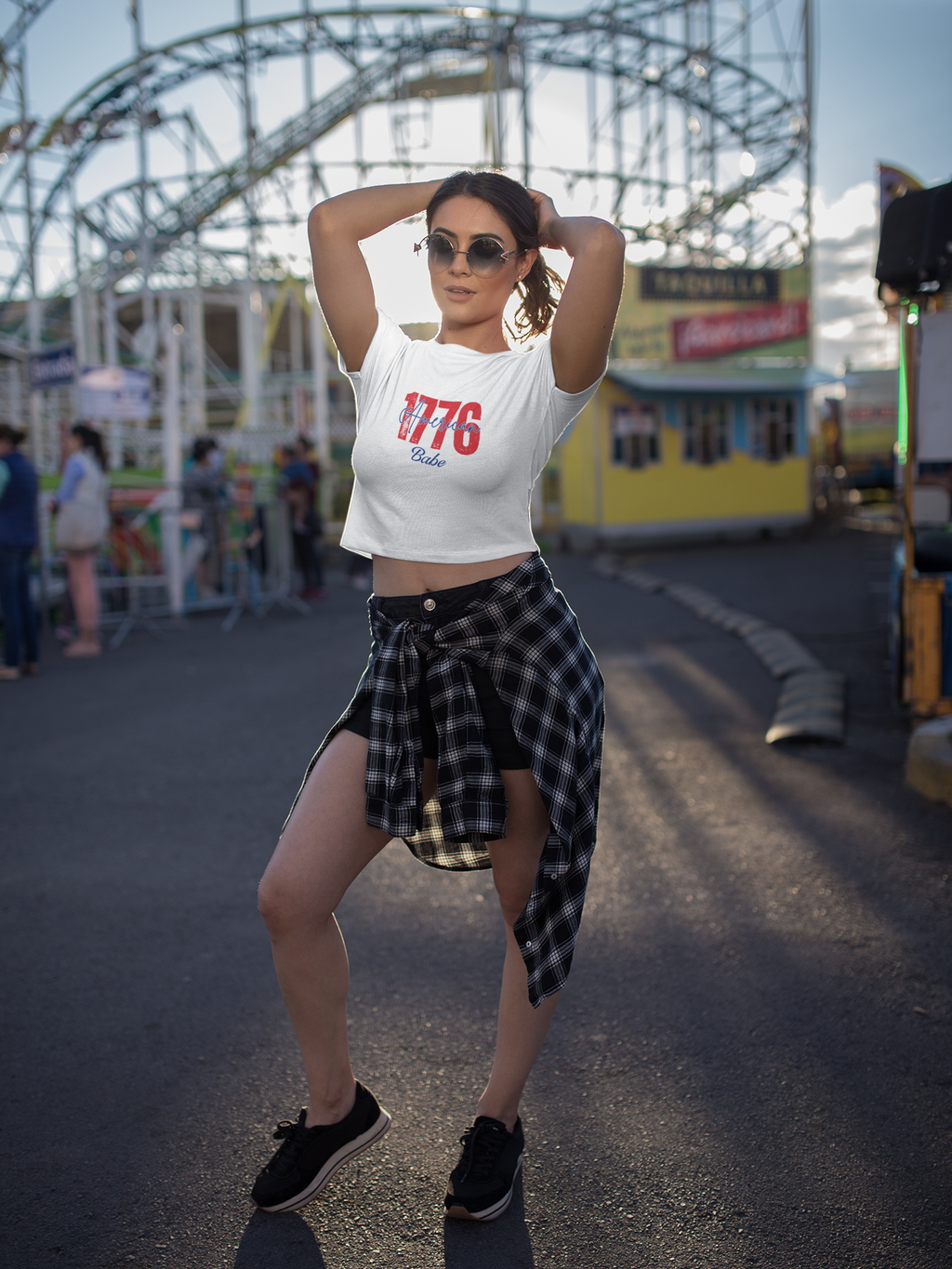 1776 American Babe Crop Top