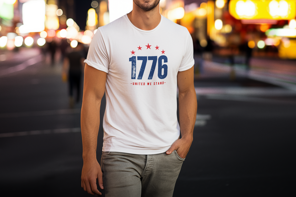1776 – United We Stand Tee | Gildan Softstyle® 64000