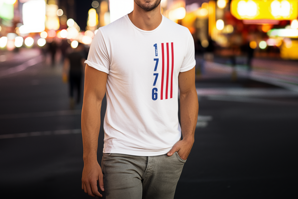 Vertical 1776 Tee | Gildan Softstyle® 64000
