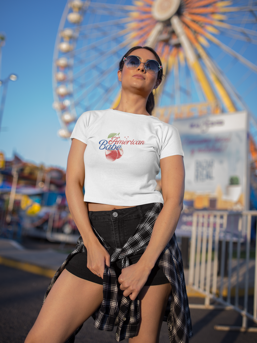 American Babe Crop Top | Festival Edition