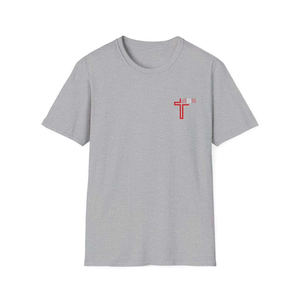 Jesus Saves USA Cross Tee | Gildan Softstyle® 64000
