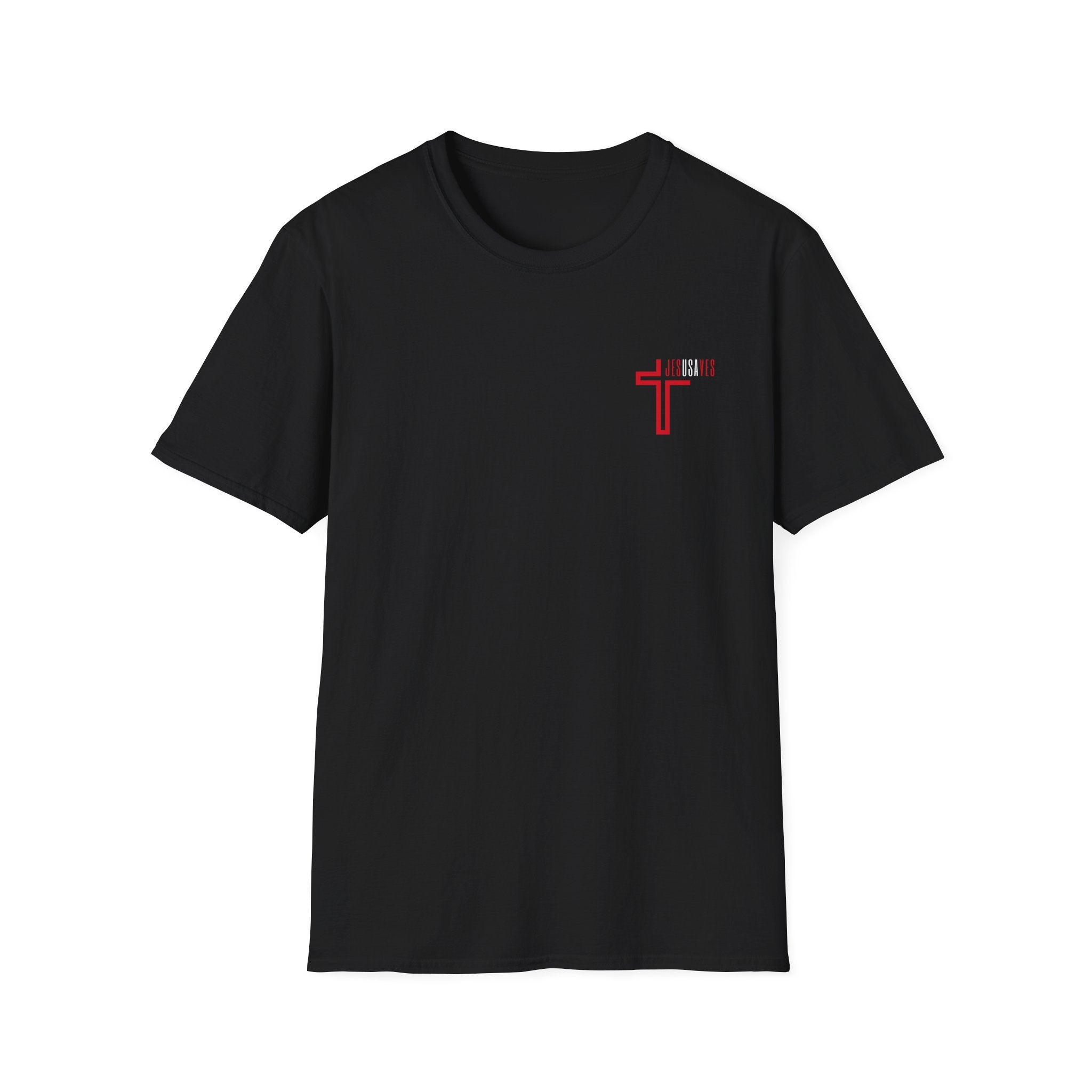 Jesus Saves USA Cross Tee | Gildan Softstyle® 64000