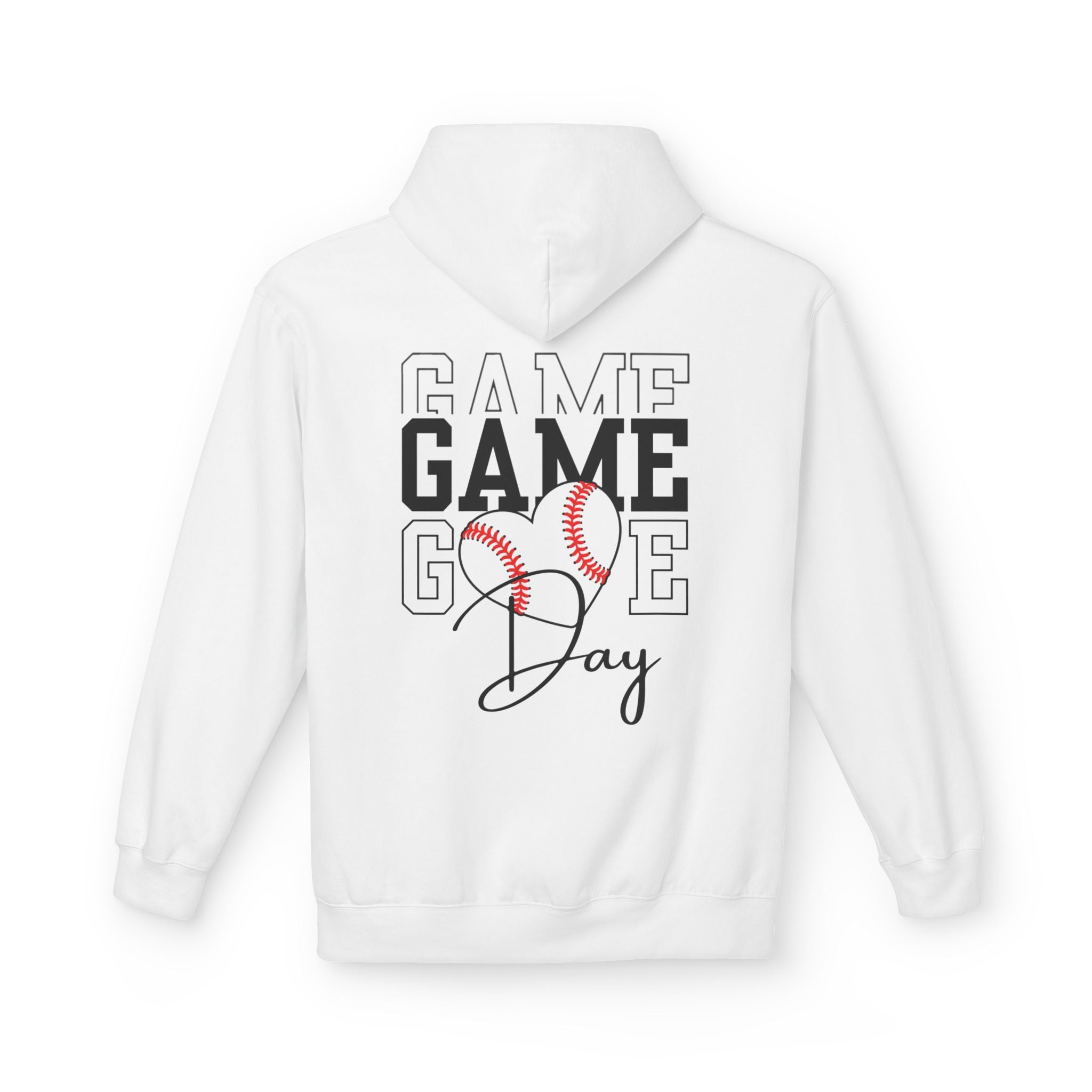 Baseball Midweight Softstyle Fleece Baseball Hoodie