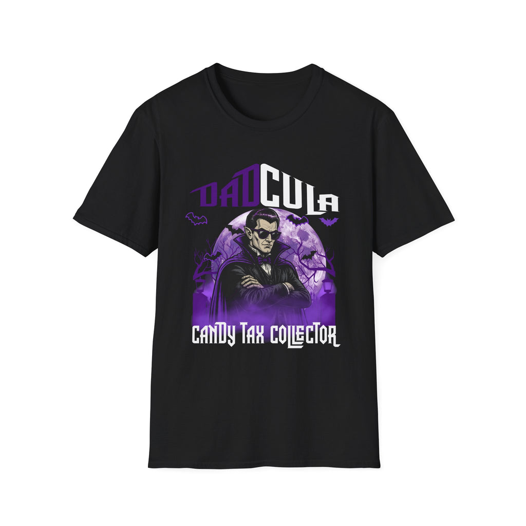 Dadcula Candy Tax Collector Halloween T-Shirt | Funny Dad Halloween Tee