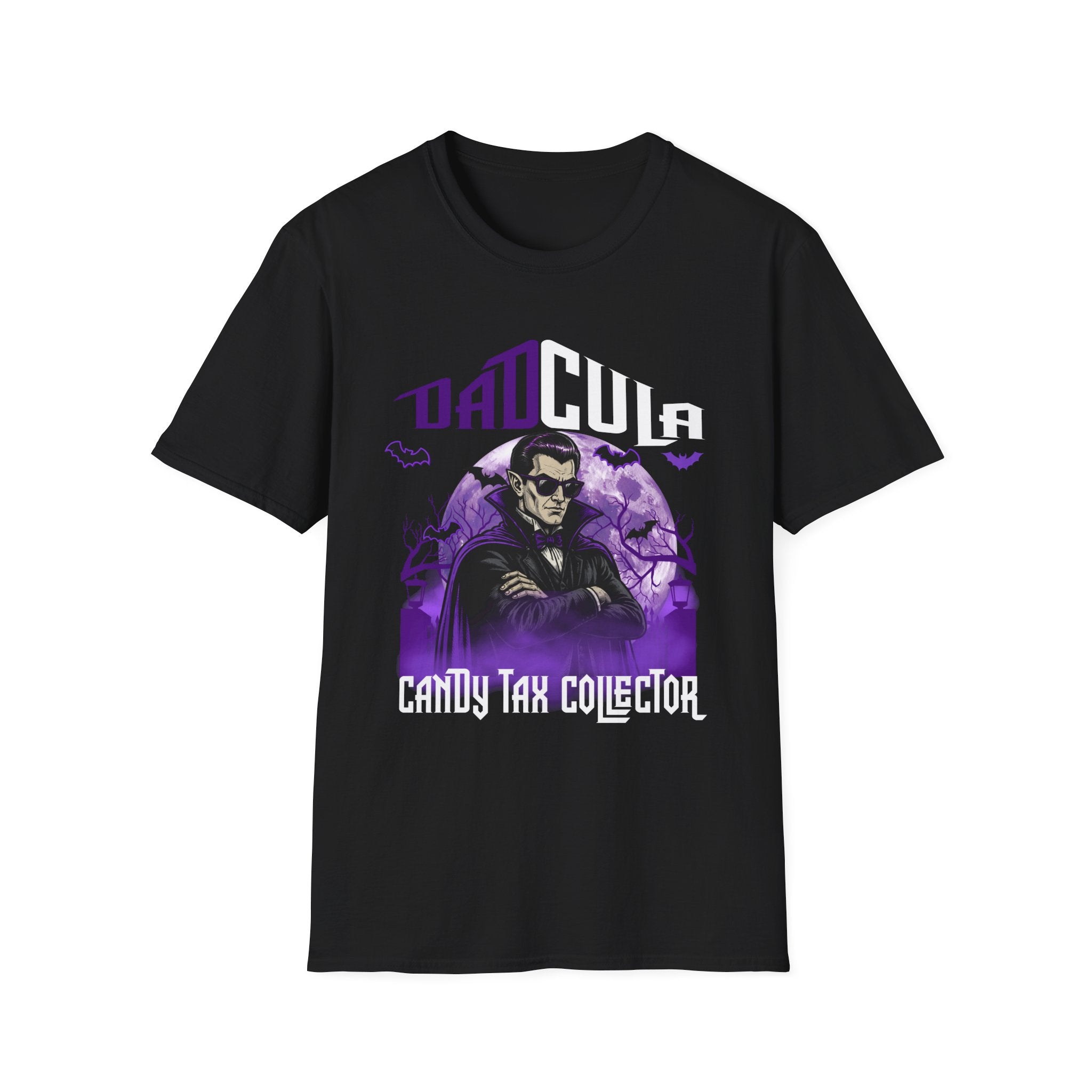 Dadcula Candy Tax Collector Halloween T-Shirt | Funny Dad Halloween Tee
