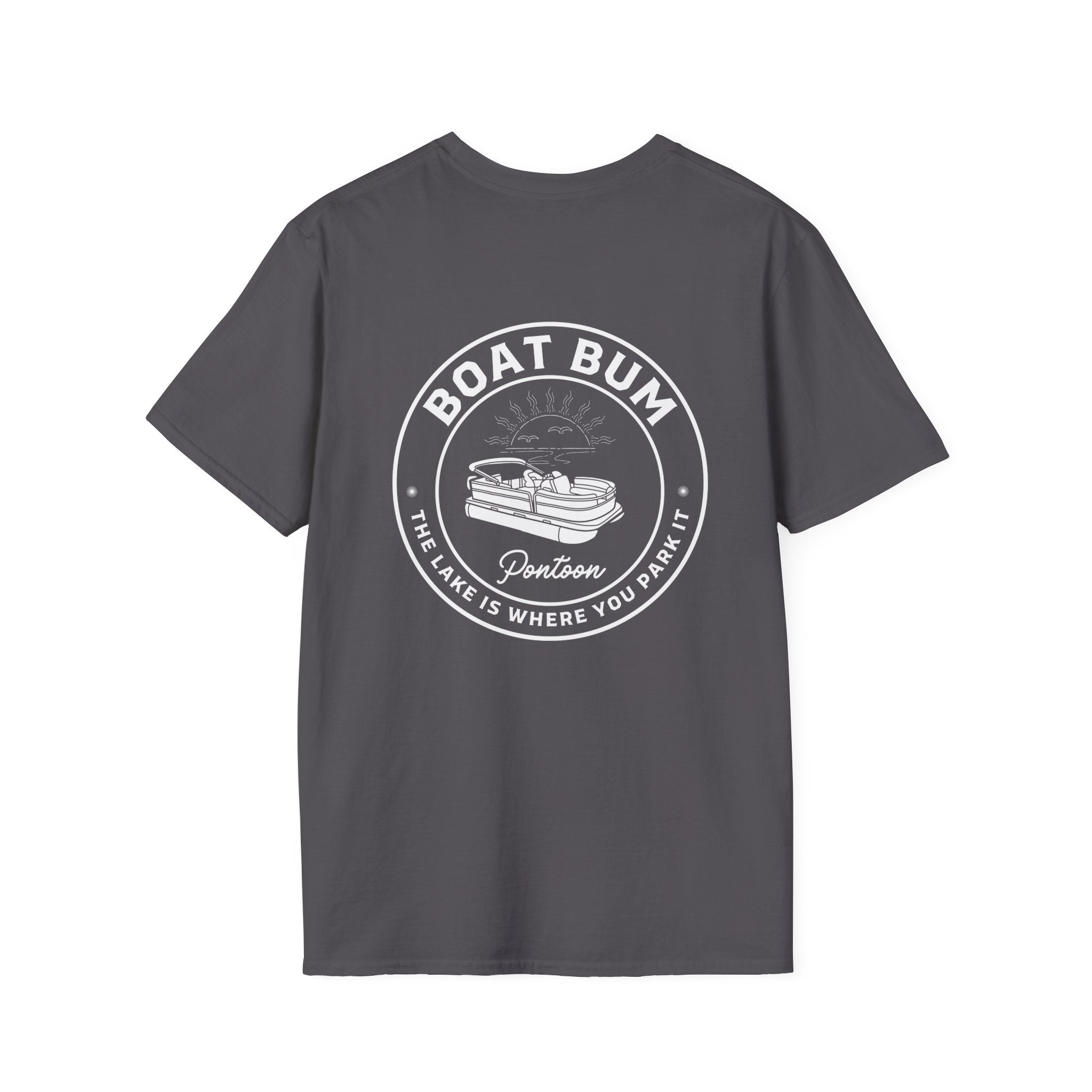Boat Bum Pontoon Tee – The Lake Is Where You Park It