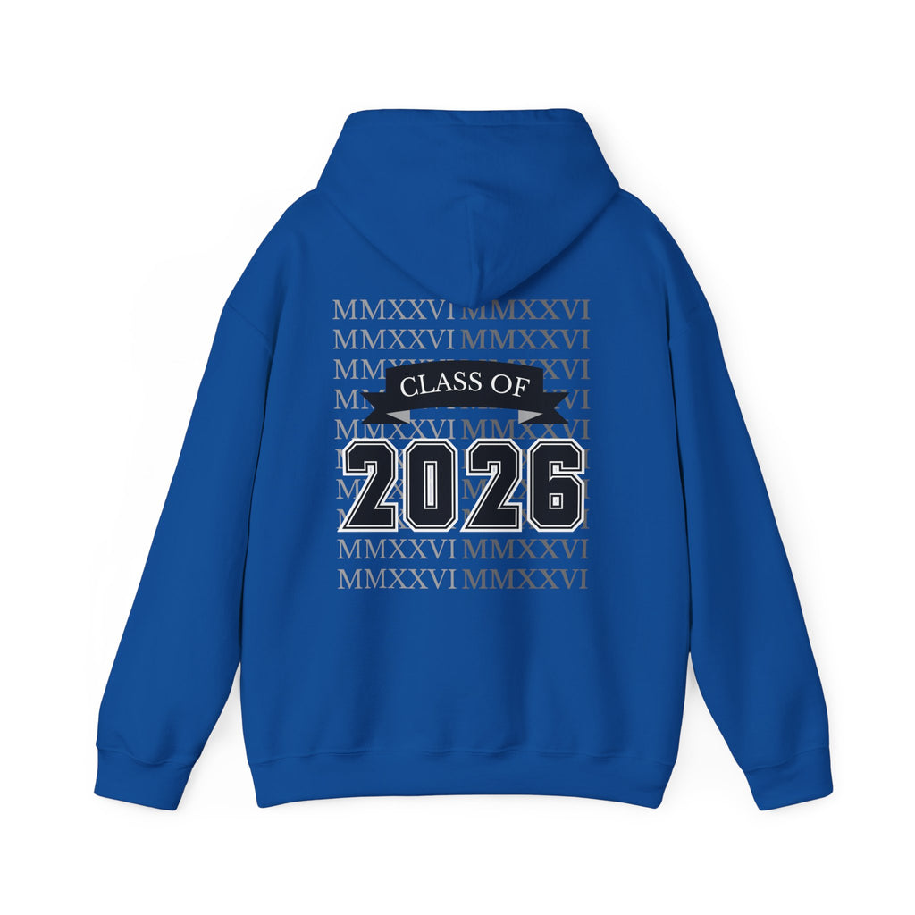 Class of 2026 Hoodie – Roman Numerals Edition