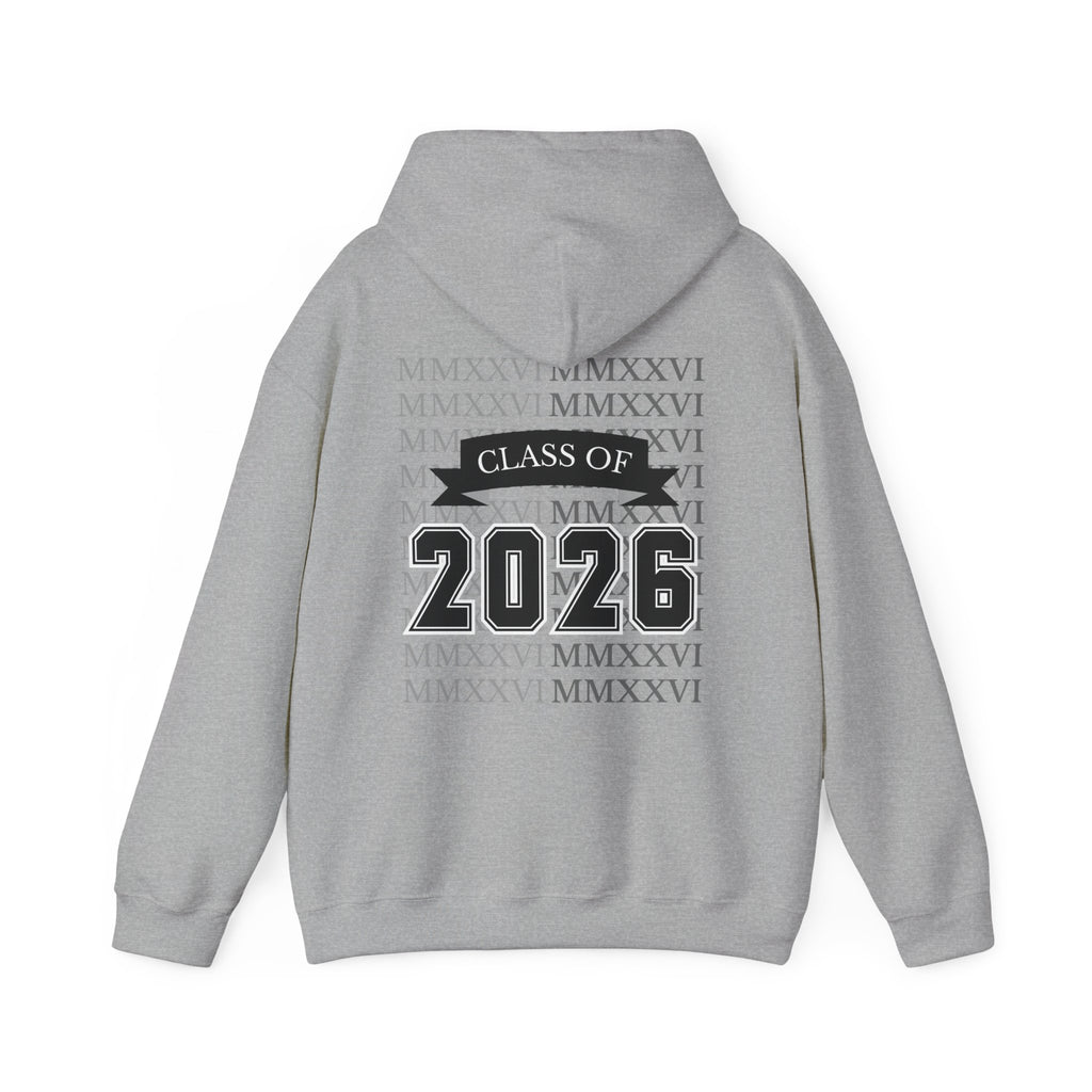 Class of 2026 Hoodie – Roman Numerals Edition
