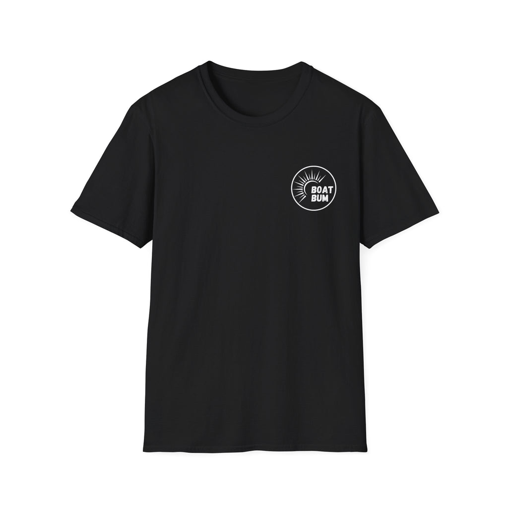 Boat Bum Skeleton Tee – Peace, Lake & Chill Edition