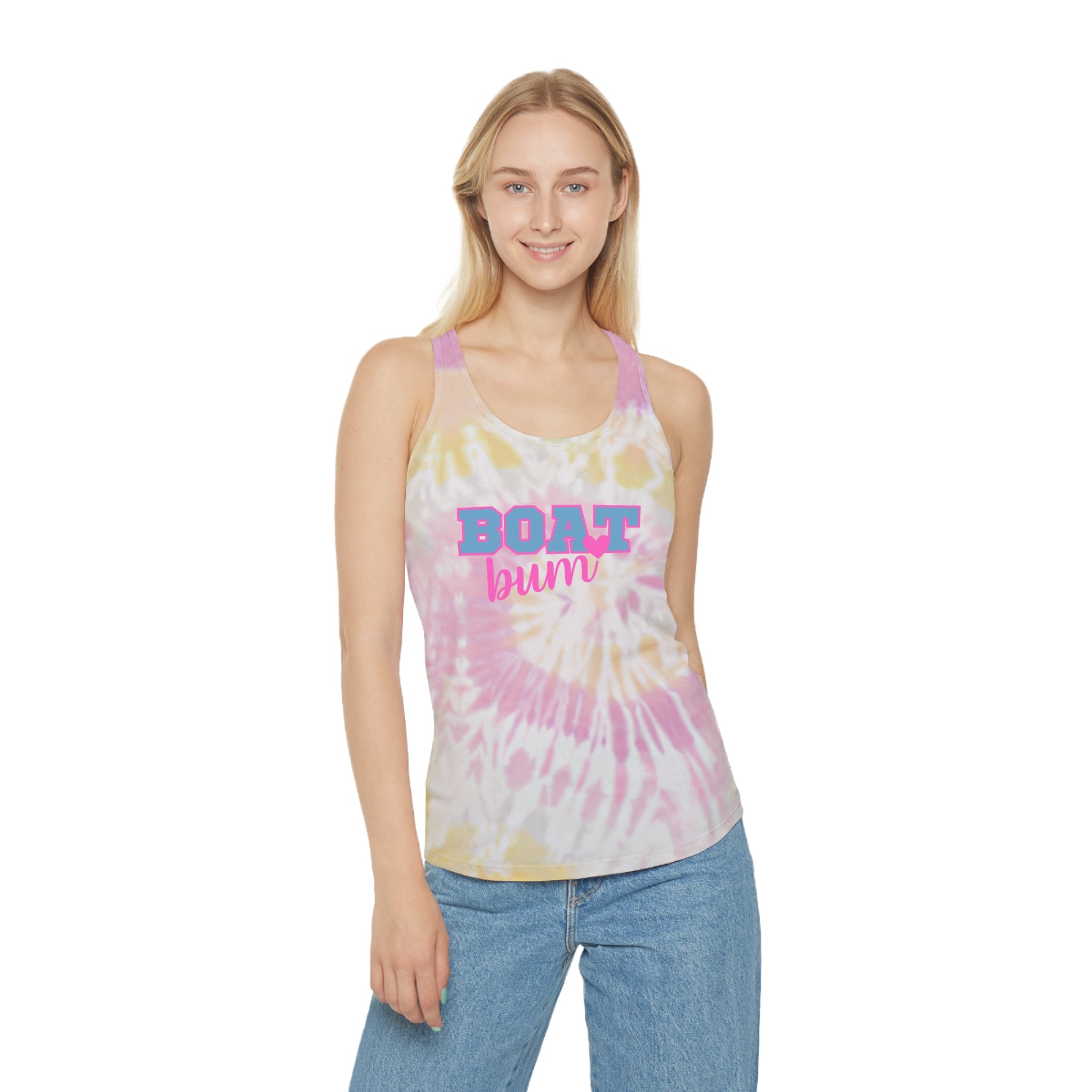 Boat Bum Tie-Dye Tank | Summer Lake Vibes ~ Limited Edition