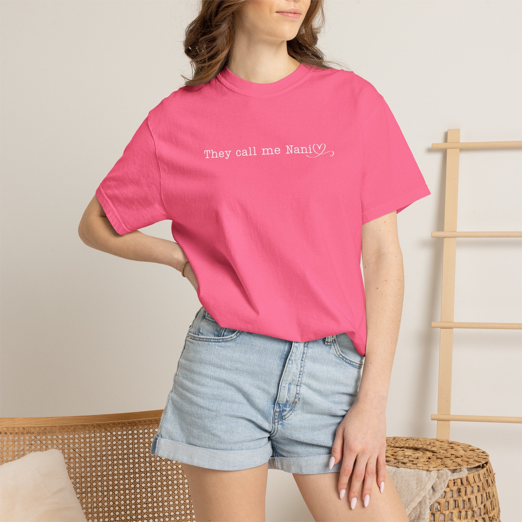 They Call Me Nani - Comfort Colors Tee