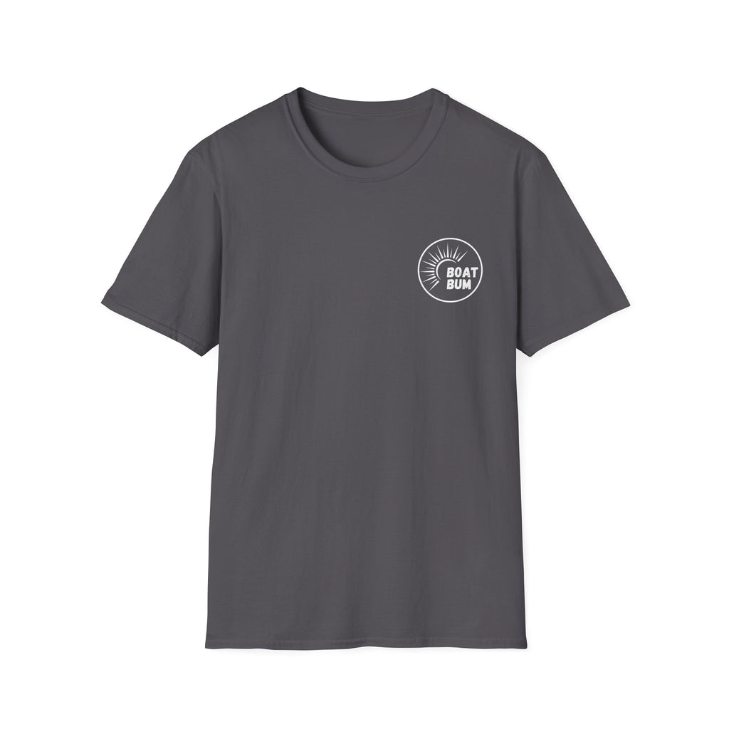 Boat Bum Skeleton Tee – Peace, Lake & Chill Edition