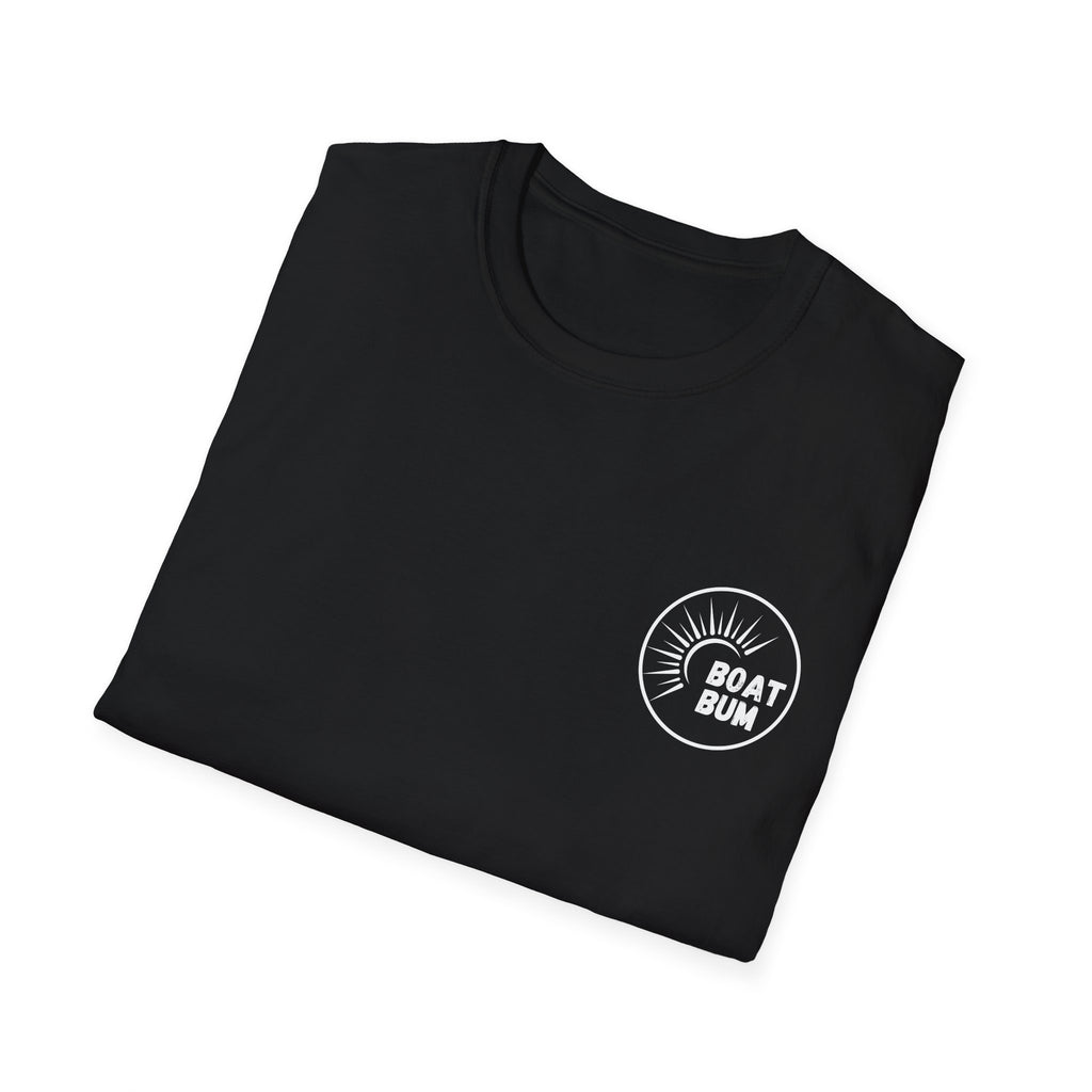 Boat Bum Skeleton Tee – Peace, Lake & Chill Edition