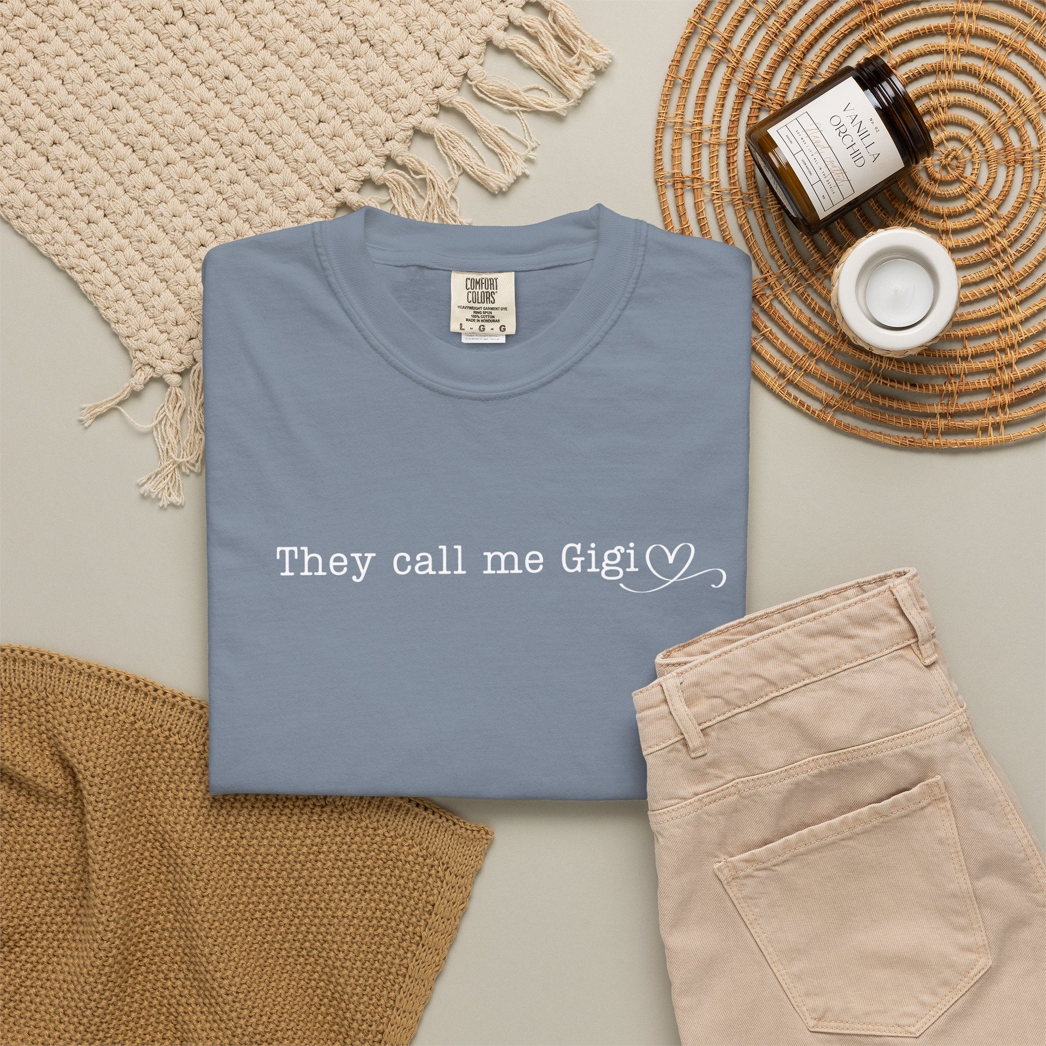 They Call Me Gigi - Comfort Colors Tee